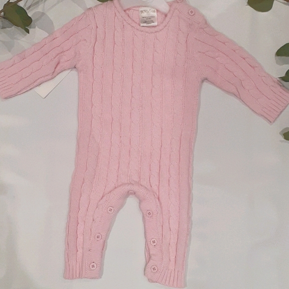 BNWT TOTS Fifth Avenue baby Pink bodysuit.3-6M - Picture 3 of 8